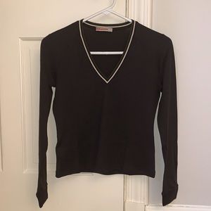 Prada V-neck wool sweater